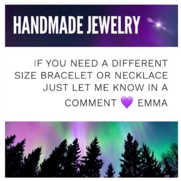 Handmade natural gemstones beads moon star boho adjustable choker necklace - Picture 3 of 9